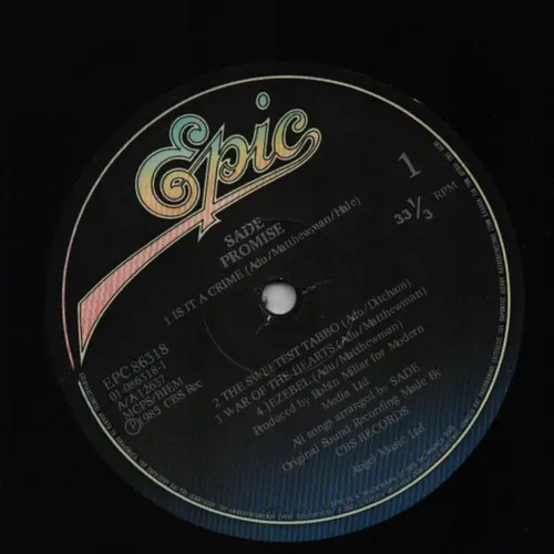 Sade promise gatefold - gatefold, pressage