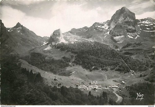 Carte postale gourette - -,