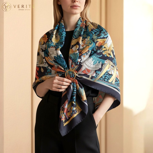 Rare vintage foulard - foulard, soie