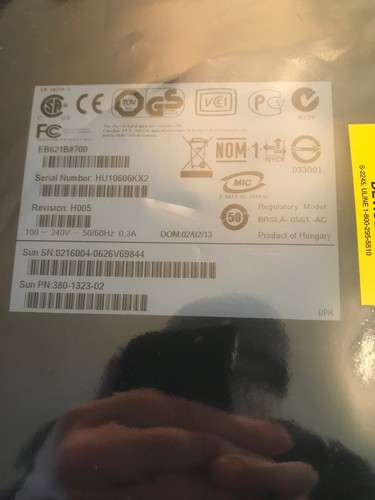 Sun dat72 scsi - scsi, externe