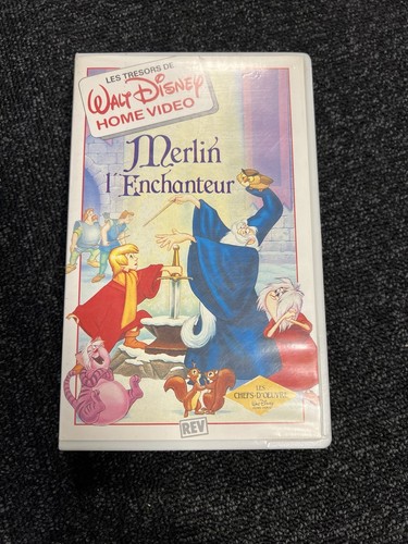 Vhs merlin enchanteur k7 - vhs,