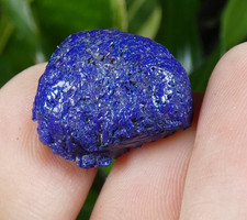 Nodule lisse Azurite Chessylite Chessy les Mines 1.5cm France collection rare