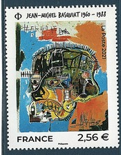 TIMBRE 5466 NEUF XX - OEUVRE DE JEAN-MICHEL BASQUIAT - PEINTRE AMERICAIN