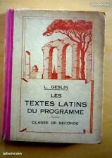 Très vieux livre de latin