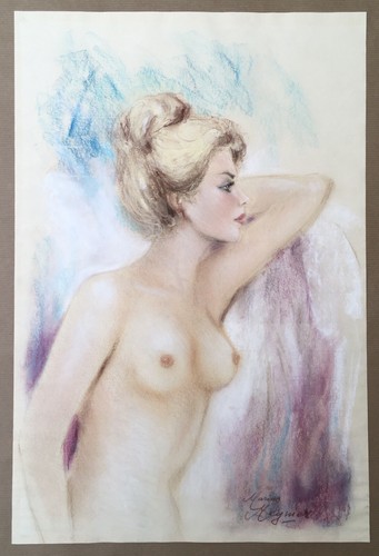 Dessin original pastel - dessin,