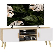 HOMCOM Meuble TV 110x36.2x42cm