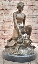 Sculpture En Bronze D'Un