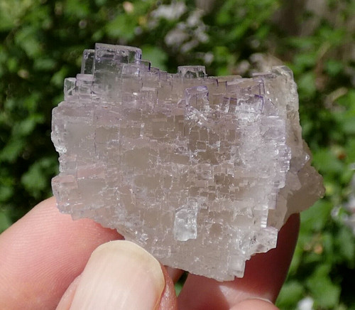 Fluorite mauve 5x4cm musquiz - mauve, 4.5x4cm
