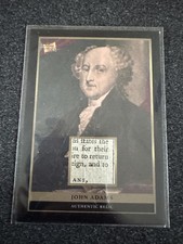 2024 Pieces of the past relic John Adams Relic-JA