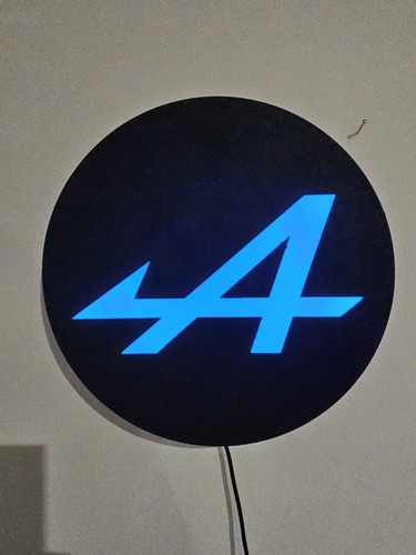 Alpine sign light 3d - alpine,