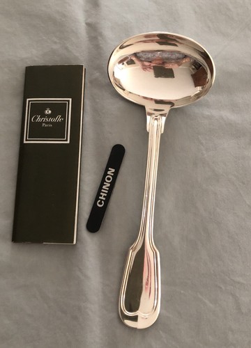 Christofle cuillere sauce - christofle-,