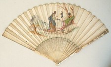 Tres beau éventail peint