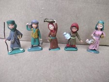 Lot de 5 Figurines "Santons" Crèche Belen MIRETE Murcia...