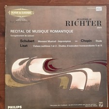 Sviatoslav RICHTER : SCHUBERT - LISZT - CHOPIN - LP PHILIPS 863.813