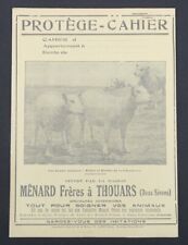Protège cahier MENARD FRERES à THOUARS Bélier Brebis de la Charmoise copybook