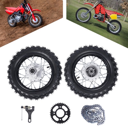 Front rear tire - front, rim