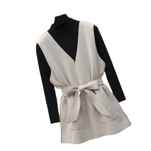 Gilet femme long - gilet, sans