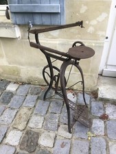 Rare scie à chantourner ancienne acier et fonte pour marqueterie New Rogers