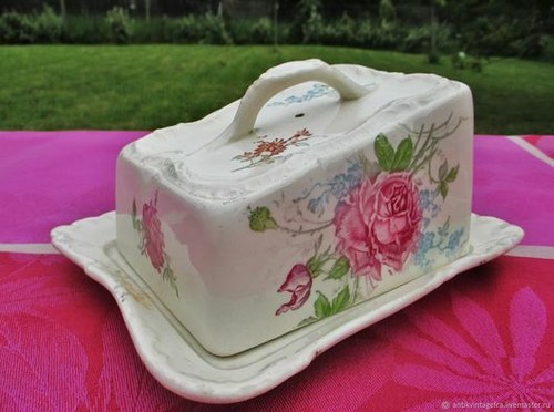Beurrier ancien cloche pour