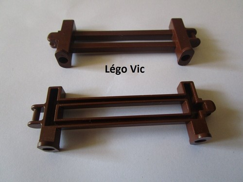 Lego 3967 duplo - fence, brown