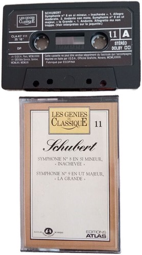 Audio schubert symphonie - k7,