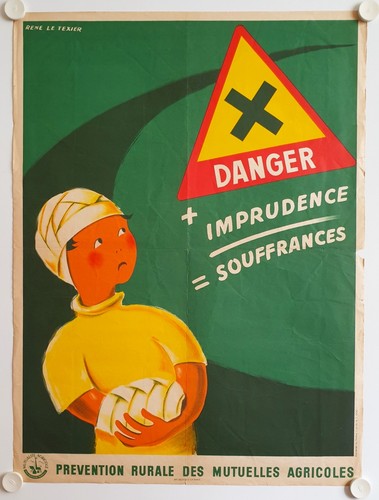 Affiche prévention danger - prévention, +