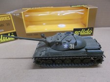 ANCIEN SOLIDO CHAR BLINDE AMX - 30T FRANCE ~ N° 209 - 1/1965 MADE IN FRANCE