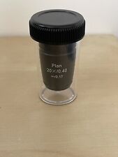 OBJECTIF - Microscope - Objectif MOTIC - Plan 20X/0.40 oo/0.17