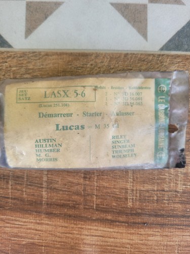 Charbons demarreur lucas - 4,