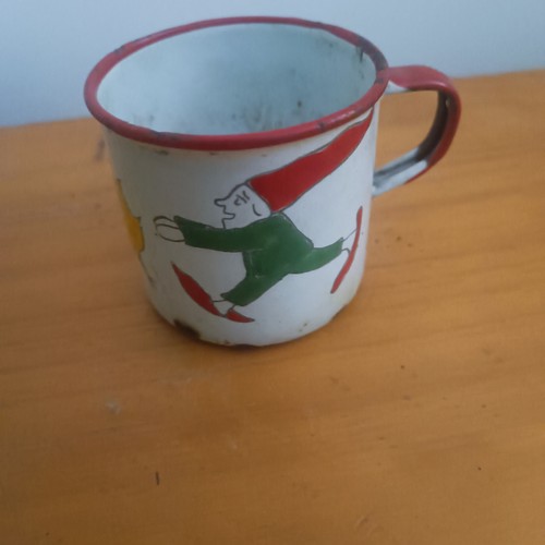 Tasse métal émaillée - tasse,
