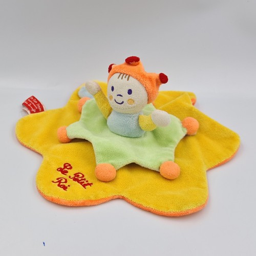 Doudou plat etoile lutin roi