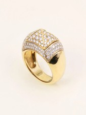 OJ PERRIN Bague pyramide or