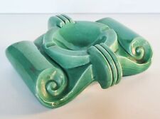 Ancien grand cendrier faïence Sainte-Radegonde moderniste années 1940-1950 20ème