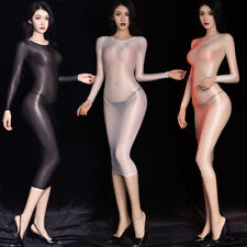 Robe Longue Moulante Sexy En Maille Transparente Pour Femme /