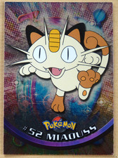 ANCIENNE CARTE POKÉMON MIAOUSS  N° 52 - HOLOGRAMME -