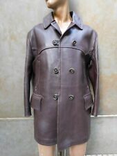 CANADIENNE EN CUIR CENTAURE ANNEES 40 + 50 TAILLE L / FFI / VINTAGE / JAPAN MODE