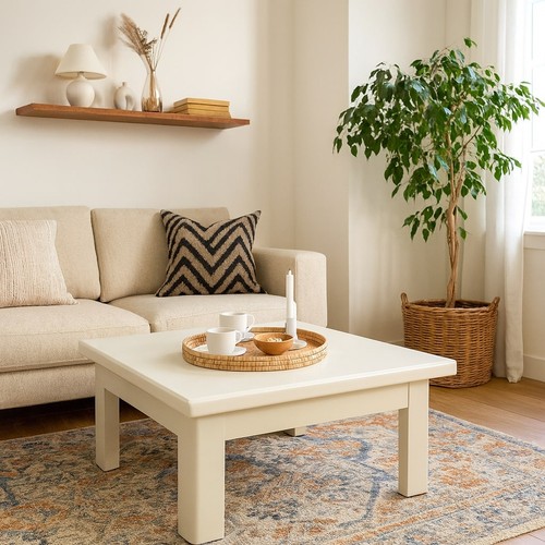 Table basse vintage bois - basse,