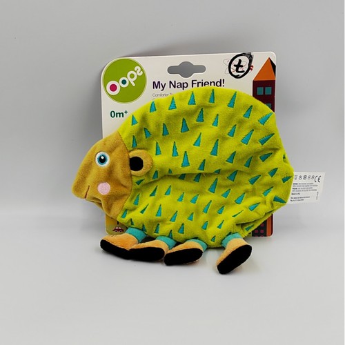 Doudou plat hérisson - , vert