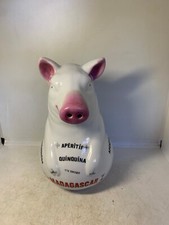 ANCIEN BROC COCHON PUBLICITAIRE QUINQUINA MADAGASCAR