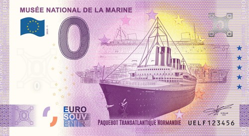 Billet souvenir 2024 - billet, france
