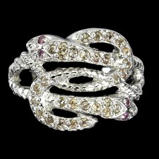 Bague Cobra En Argent Sterling