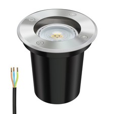 Luminaire encastré de sol BOLI pour l'extérieur acier inoxydable rond IP67