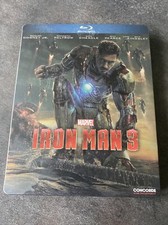 IRON MAN 3 BLURAY STEELBOOK GERMANY CONCORDE EXCLUSIVE MARVEL