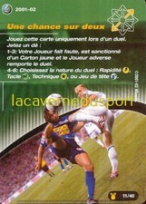 UT11 UNE CHANCE SUR DEUX # CARTE WIZARDS FOOTBALL CHAMPIONS 2001 2002