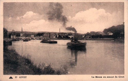 Cpa givet la meuse - -,