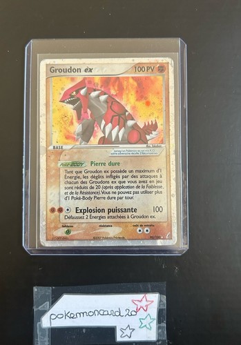 Carte pokémon groudon - carte,