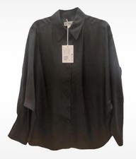 Cos Chemise Noire En Soie