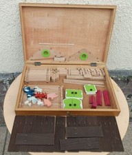 Jeujura jeu jouet ancien bois La Ferme coffret bois complet notice + Animaux