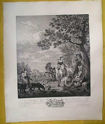 Gravure ancienne van de - gravure,