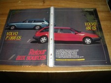 COMPARATIF.................VOLVO P 1800 ES VS VOLVO 480 ES....................